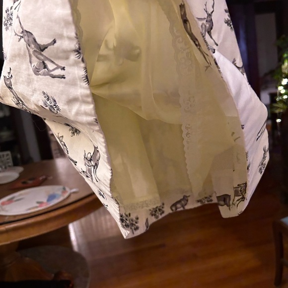 Beautiful Reindeer Print Anthropologie dress - Picture 4 of 16